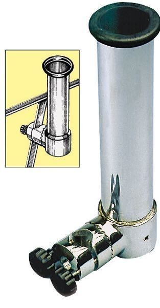Angelrutenhalter rostfreier Stahl für Heckkorb