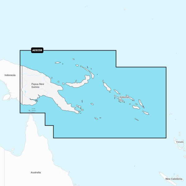 Navionics+ AE025R Papue Neu Guinea und Solomon Inseln