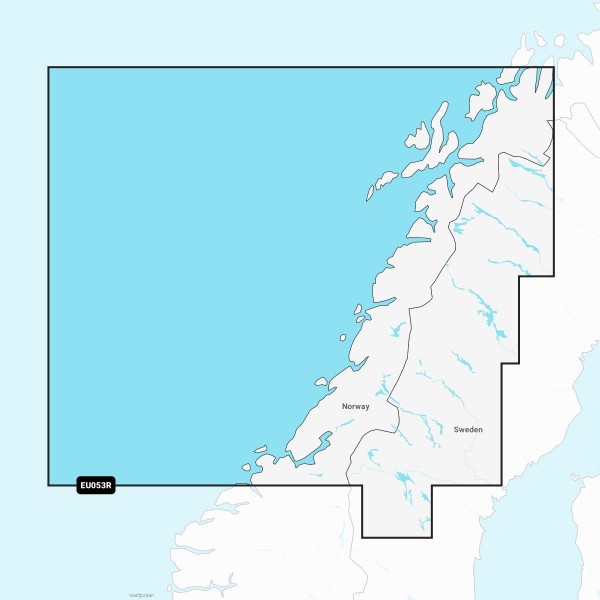 Navionics+ EU053R Norwegen Trondheim bis Tromsö