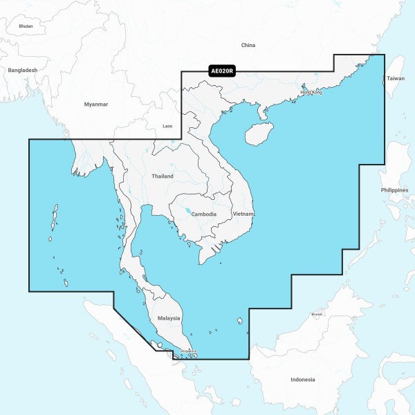 Navionics+ AE020R Südchina und Andamanen See