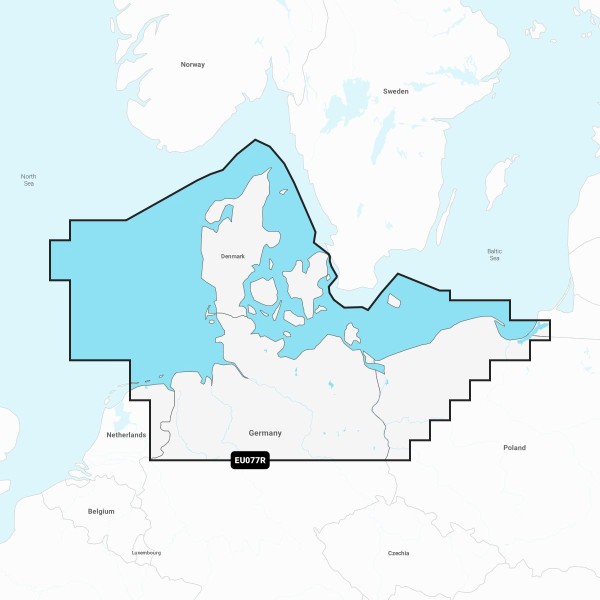 Garmin Navionics+ EU077R Dänemark, Deutschland Nord- und Ostseeküste