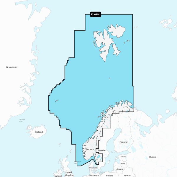 Navionics+ EU649L Norwegen und Spitzbergen