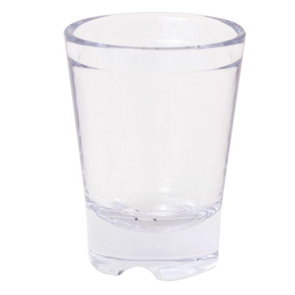Strahl Schnapsglas aus Polycarbonat 35ml 12 Stück in Geschenkverpackung