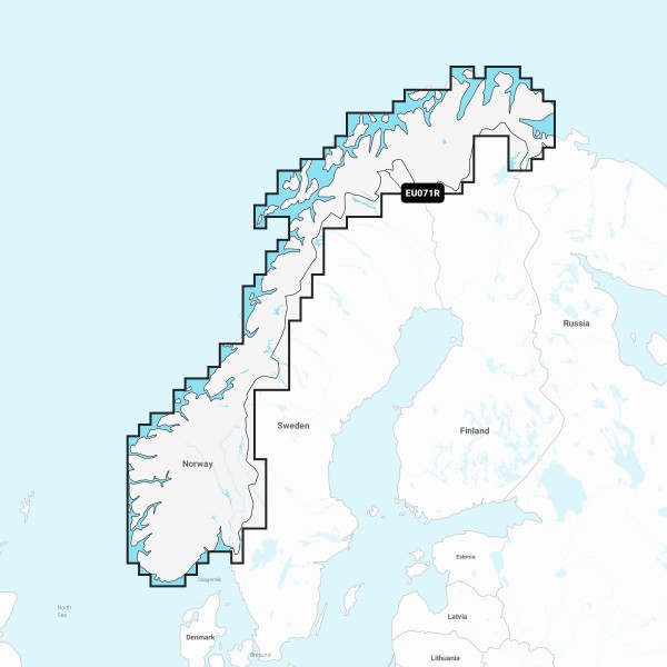 Navionics+ EU071R Norwegen Inlandsgewässer