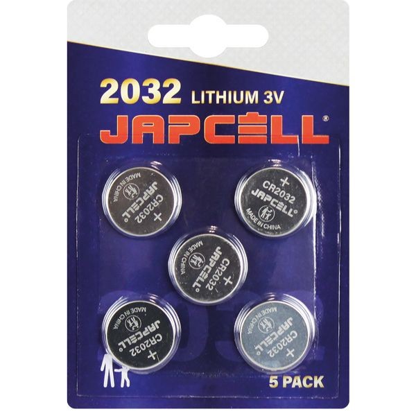 Japcell CR2032 3V Lithium Batterie 5 Stück