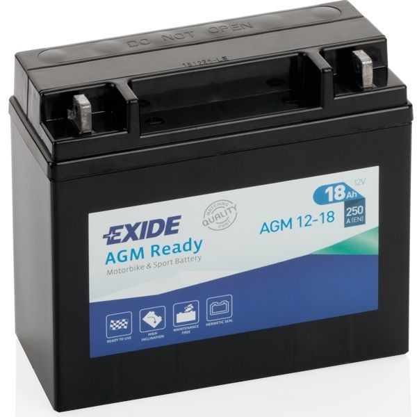 Exide Batterie AGM 18Ah Starterbatterie