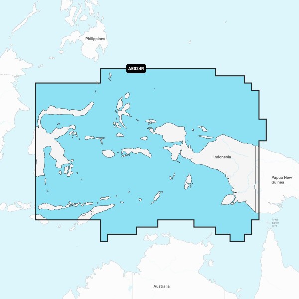 Navionics+ AE024R West Papua und Sulawesi