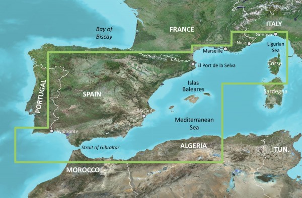 Garmin VEU010R - Spain, Mediterranean Coast