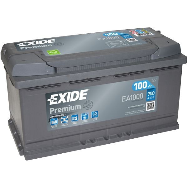 Exide Batterie Premium 100Ah Starterbatterie