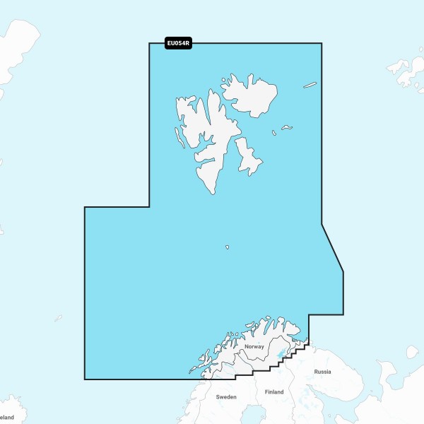 Navionics+ EU054R Norwegen Vestfjorden bis Spitzbergen