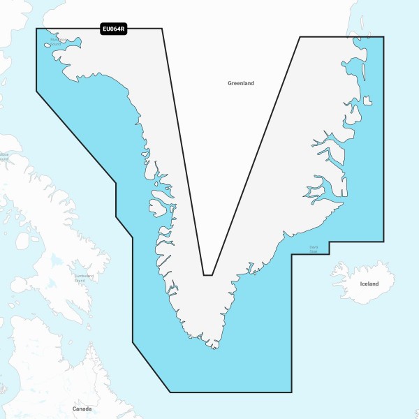 Navionics+ EU064R Grönland West- und Ostküste