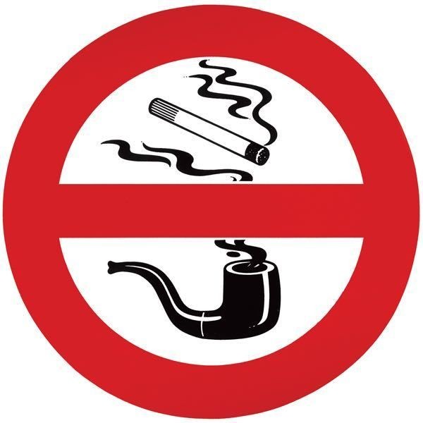 Aufkleber ''Rauchen verboten''