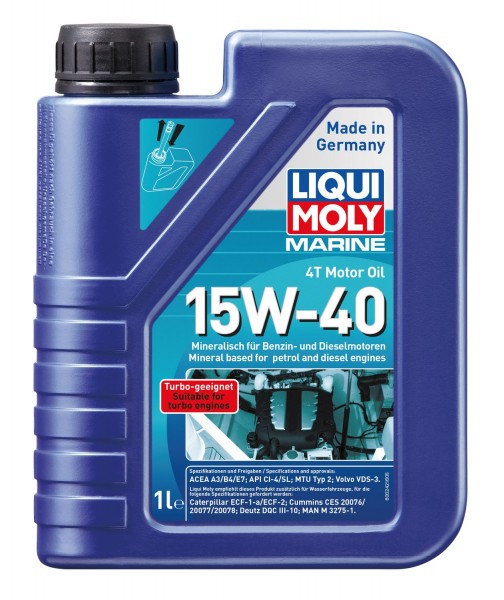 LIQUI MOLY Marine 4T Motor Oil 15W 40