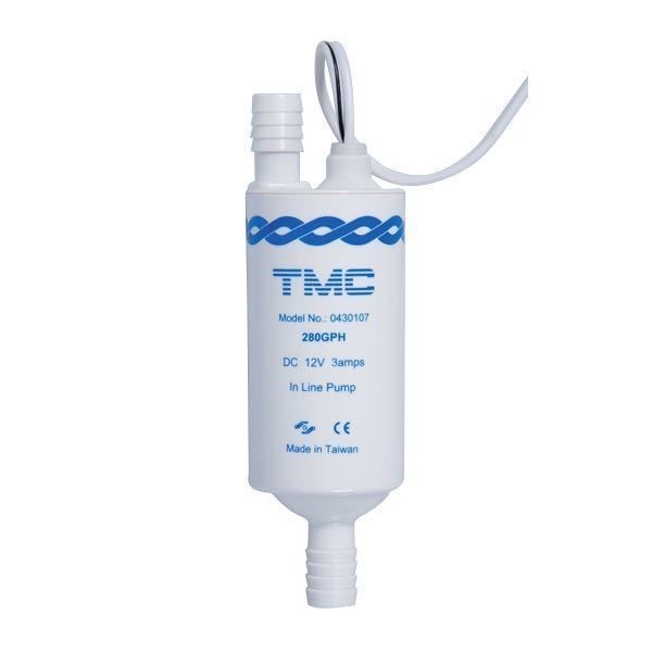 TMC Pantry In-Line Frischwasserpumpe 12V 3A 16l/min