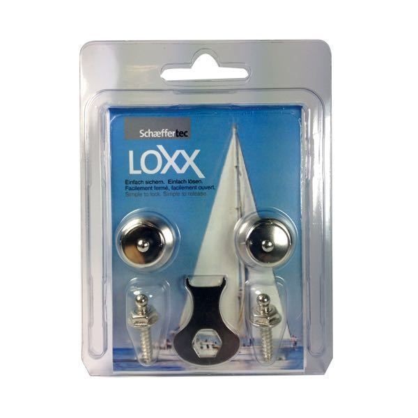 LOXX Blisterpackung 2 Oberteile 16mm Schraube + Schlüssel