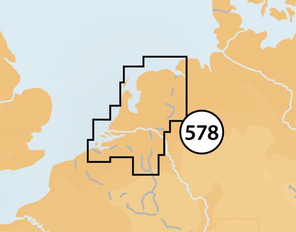 Navionics+ Small 578 Niederlande Inland