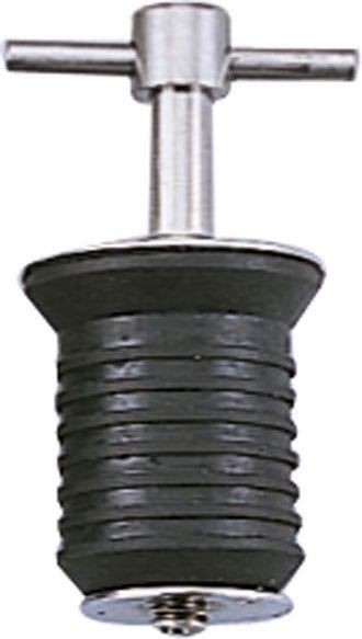 Lenzstopfen rostfreier Stahl für Lenzdurchlass ID=25mm mit Schraubverschluss