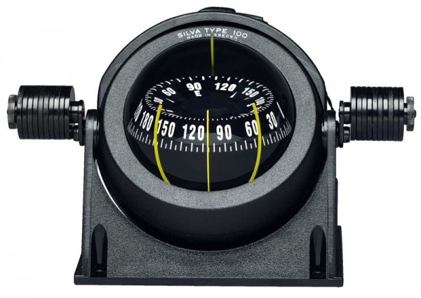 Silva Kompass 100NBC-S Schwarz für Stahlboote